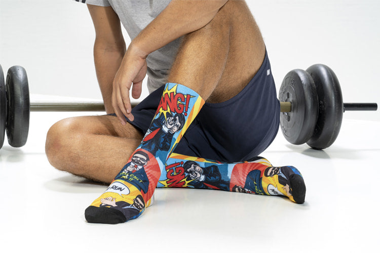 Calcetines de crossfit comic