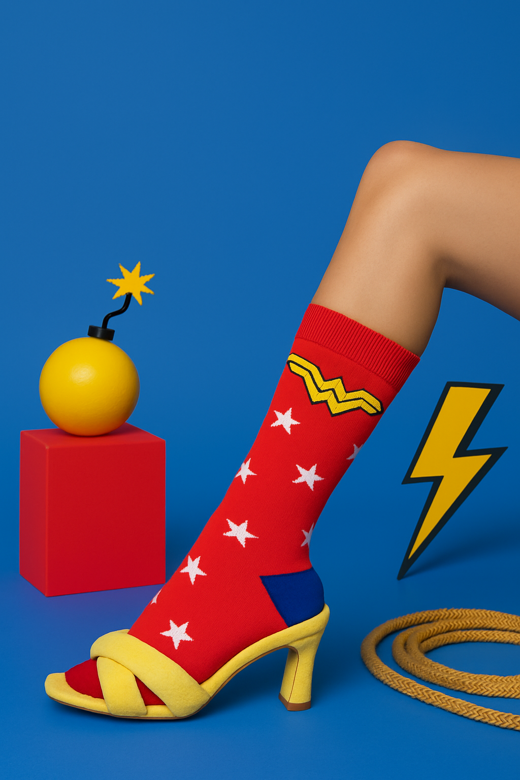 Calcetines Divertidos SUPERWOMAN
