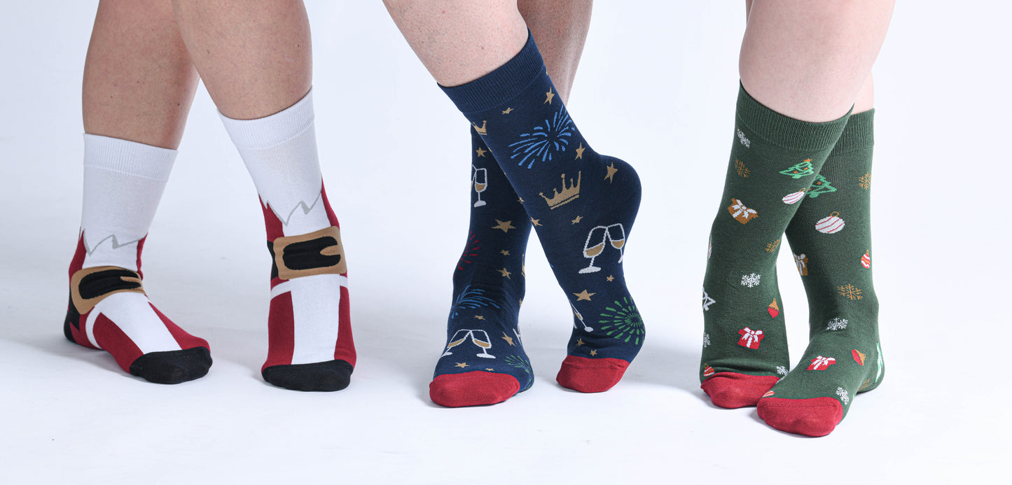 Calcetines Brindis Navideño Unisex