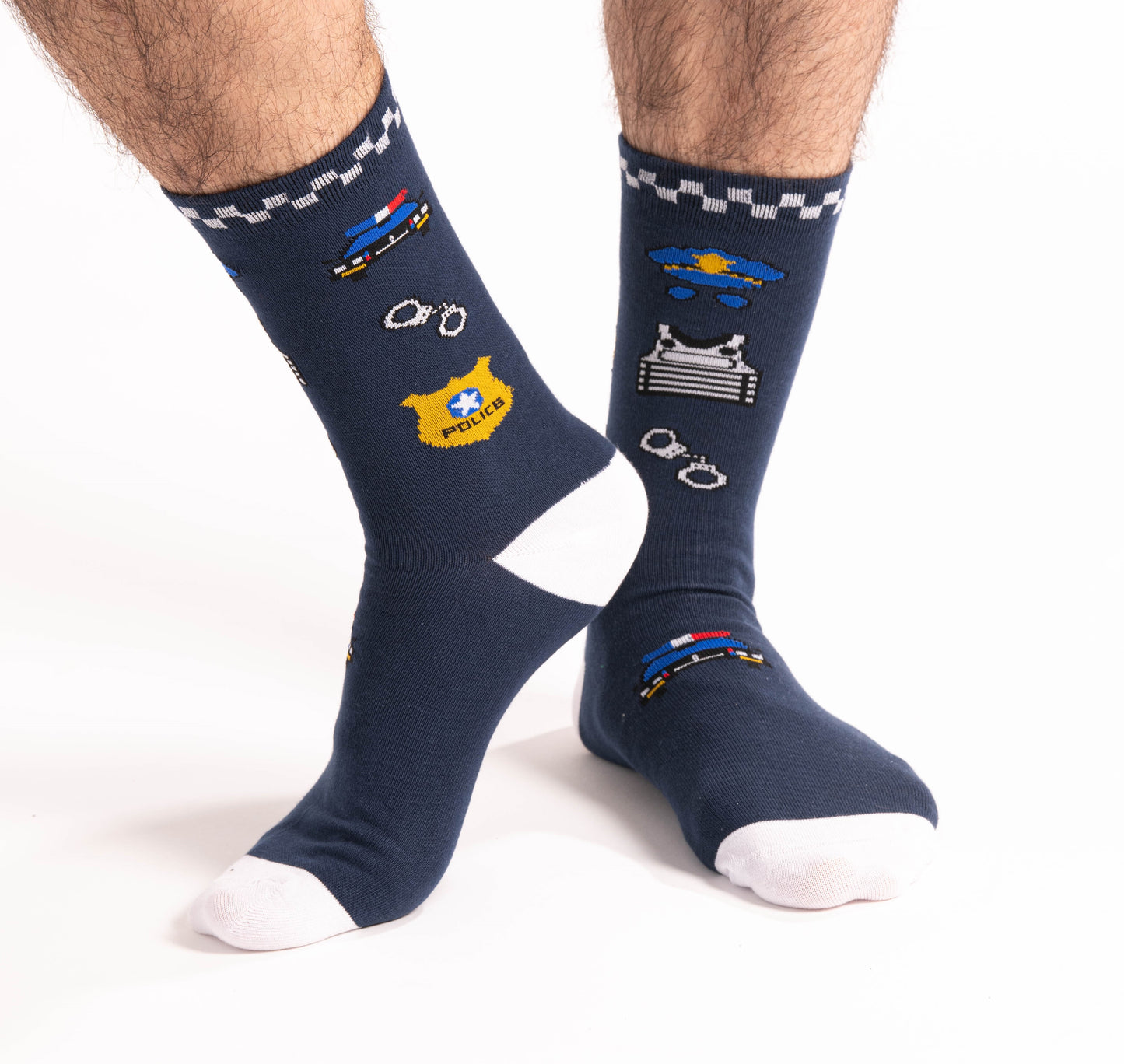 Calcetines Divertidos Policía Unisex