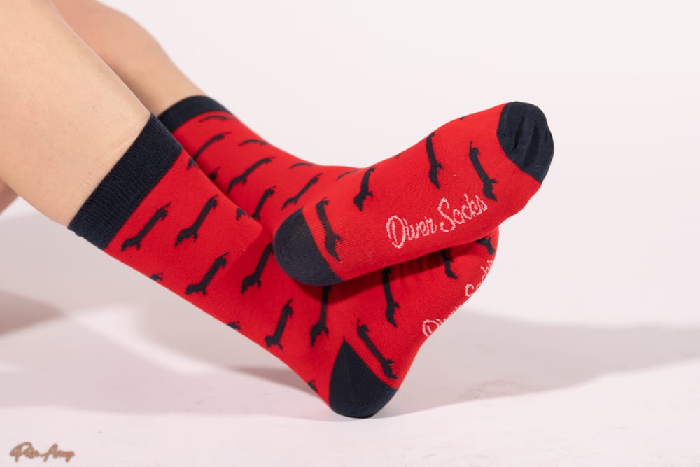 Calcetines Divertidos de Perros Azules