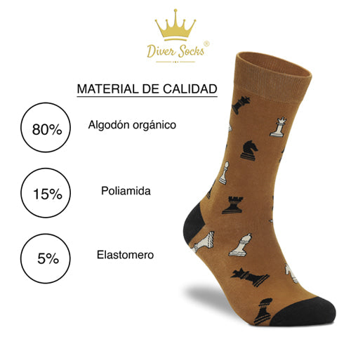 Calcetines ajedrez