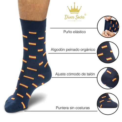 Calcetines Divertidos Bandera de España