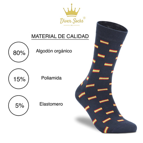 Calcetines Divertidos Bandera de España