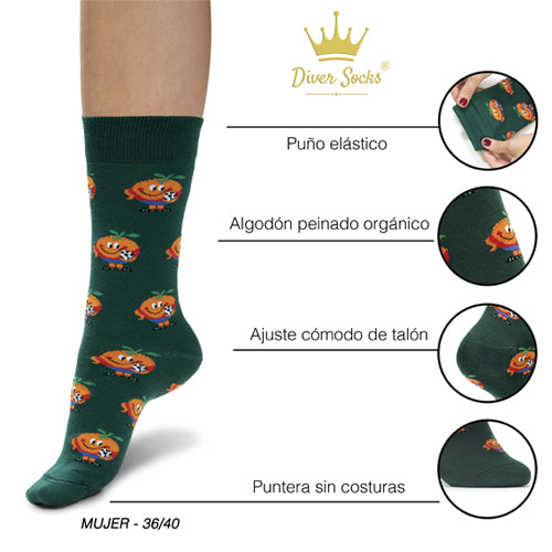 Calcetines Naranjito mujer