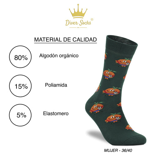 Calcetines Naranjito mujer