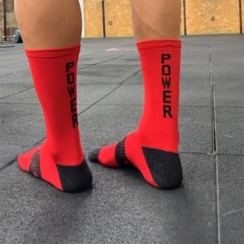 Calcetines de running rojos