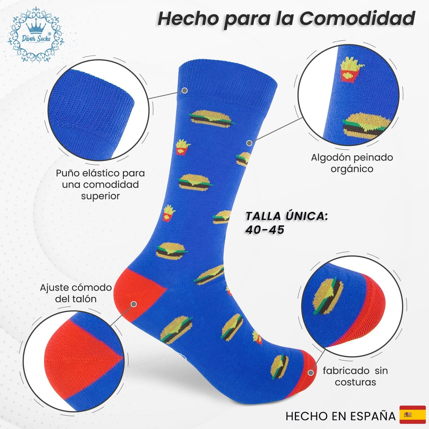 Calcetines de Hamburguesa