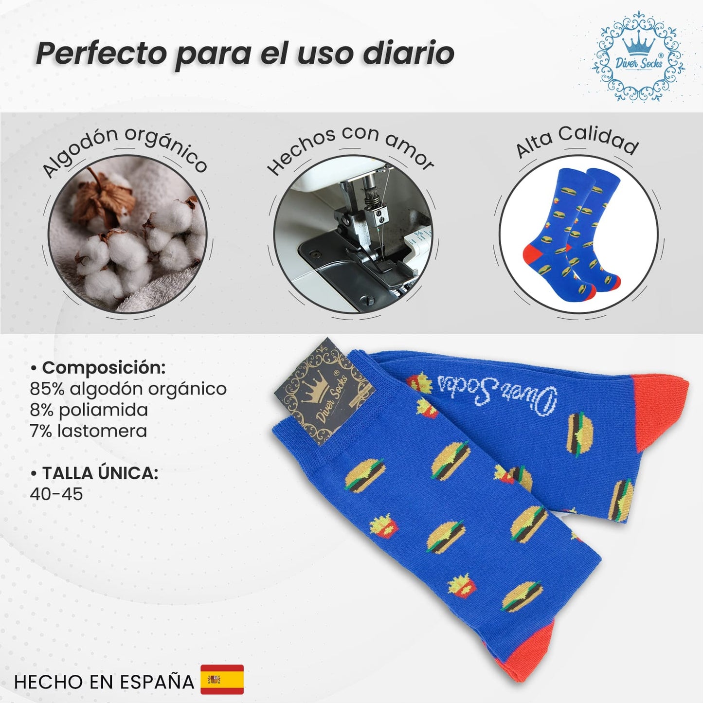 Calcetines de Hamburguesa
