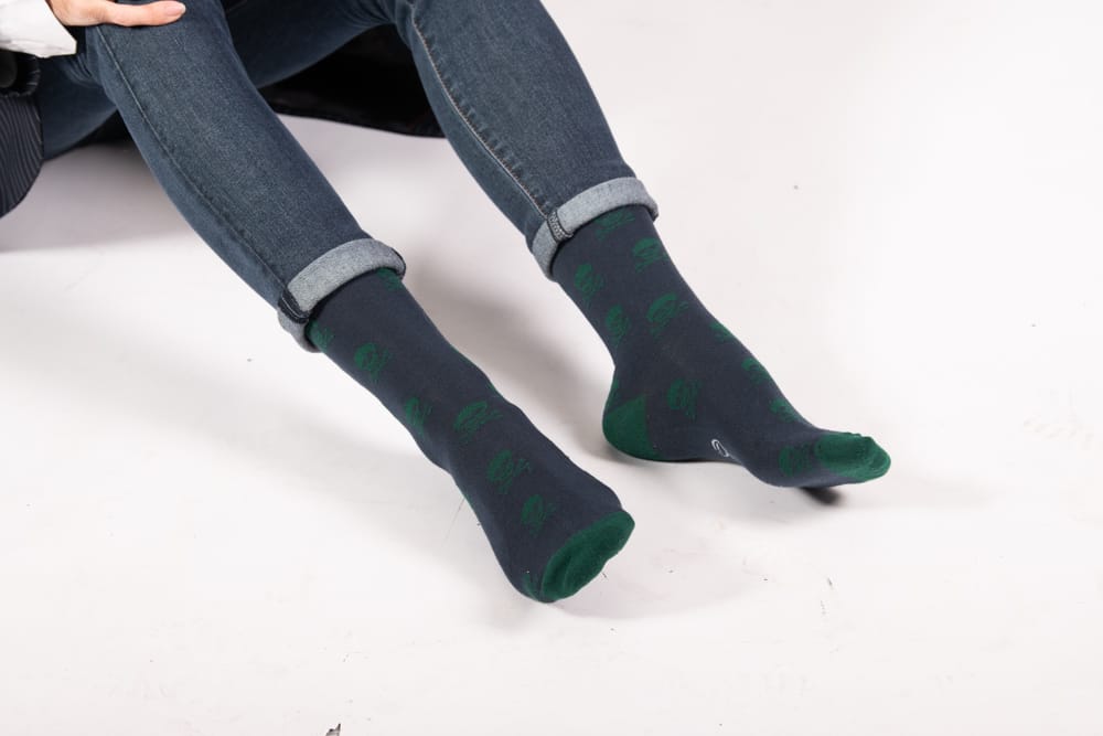 Calcetines Calaveras verdes