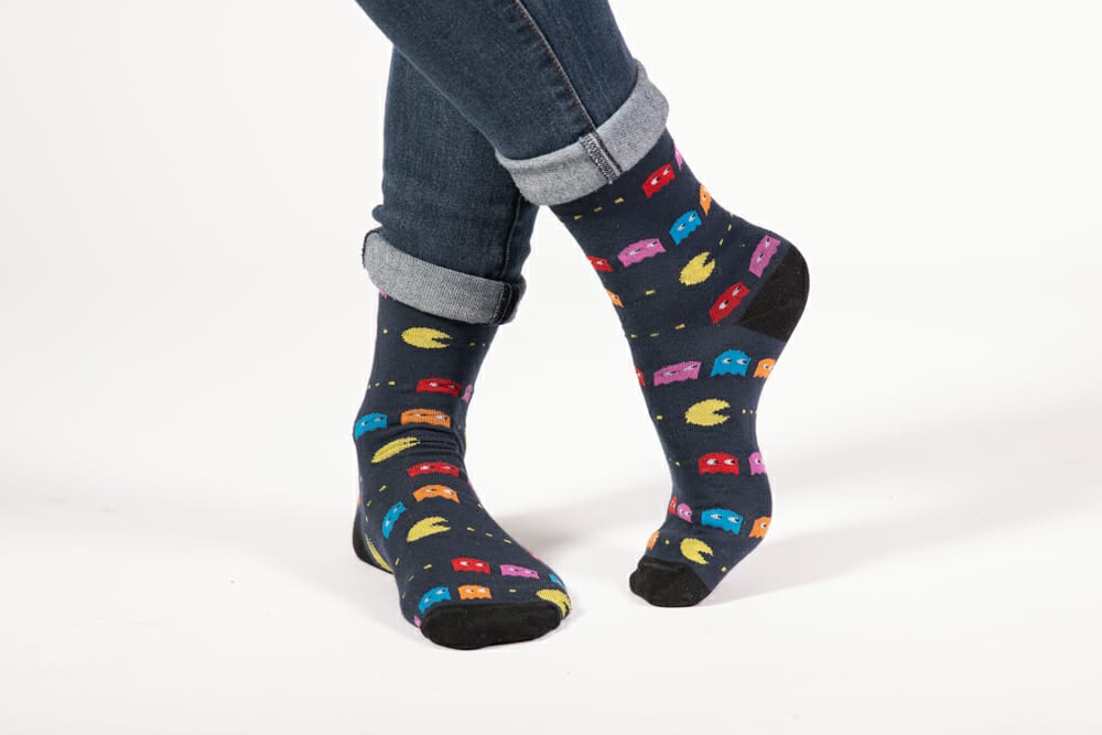 Calcetines Divertidos "Come Cocos PACMAN"