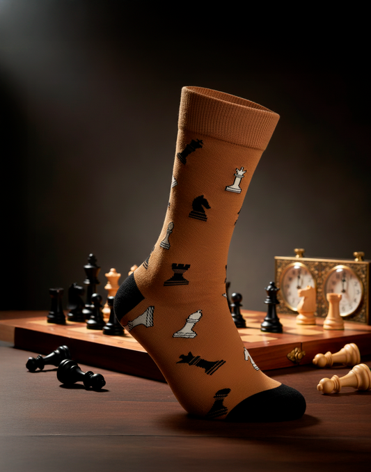 Calcetines Divertidos  de Ajedrez
