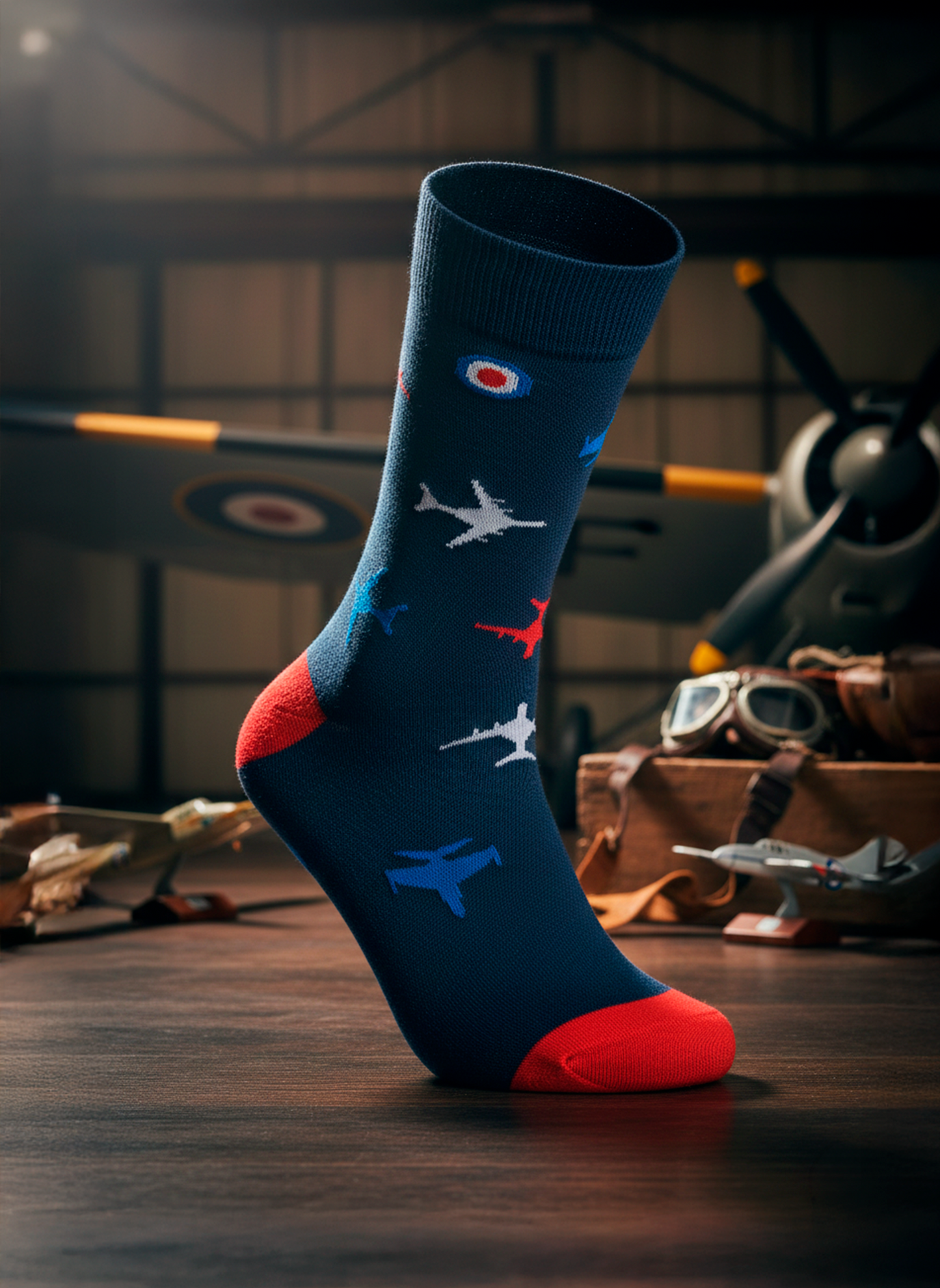 Calcetines Divertidos Aviones Air Force