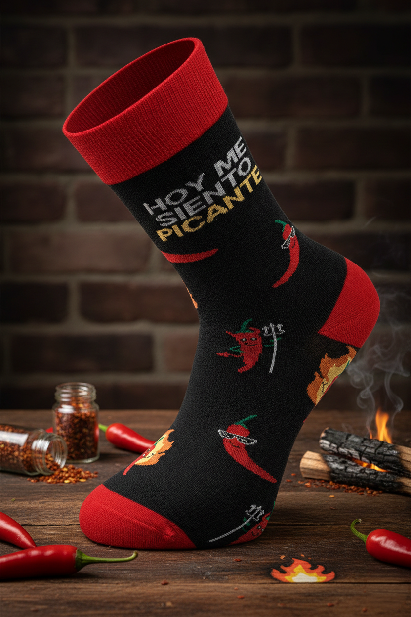 Calcetines "Hoy me siento picante"