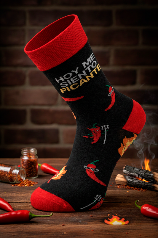 Calcetines "Hoy me siento picante"