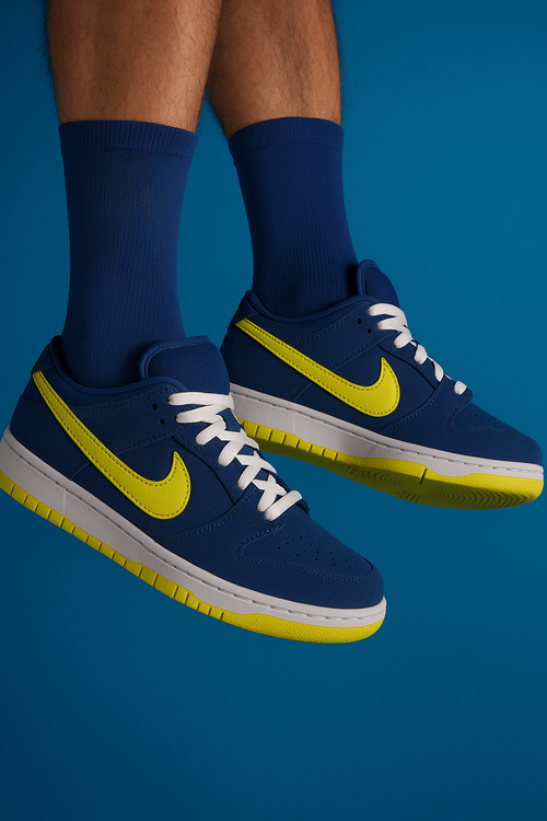 Calcetines de Running Azules Hombre