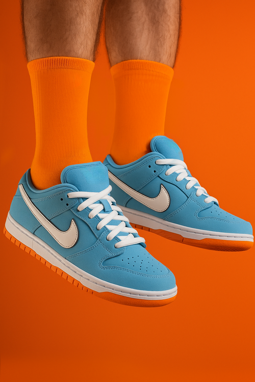 Calcetines de Running Naranjas Hombre