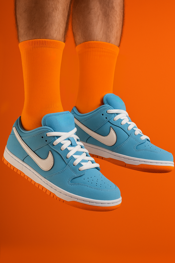 Calcetines de Running Naranjas Hombre