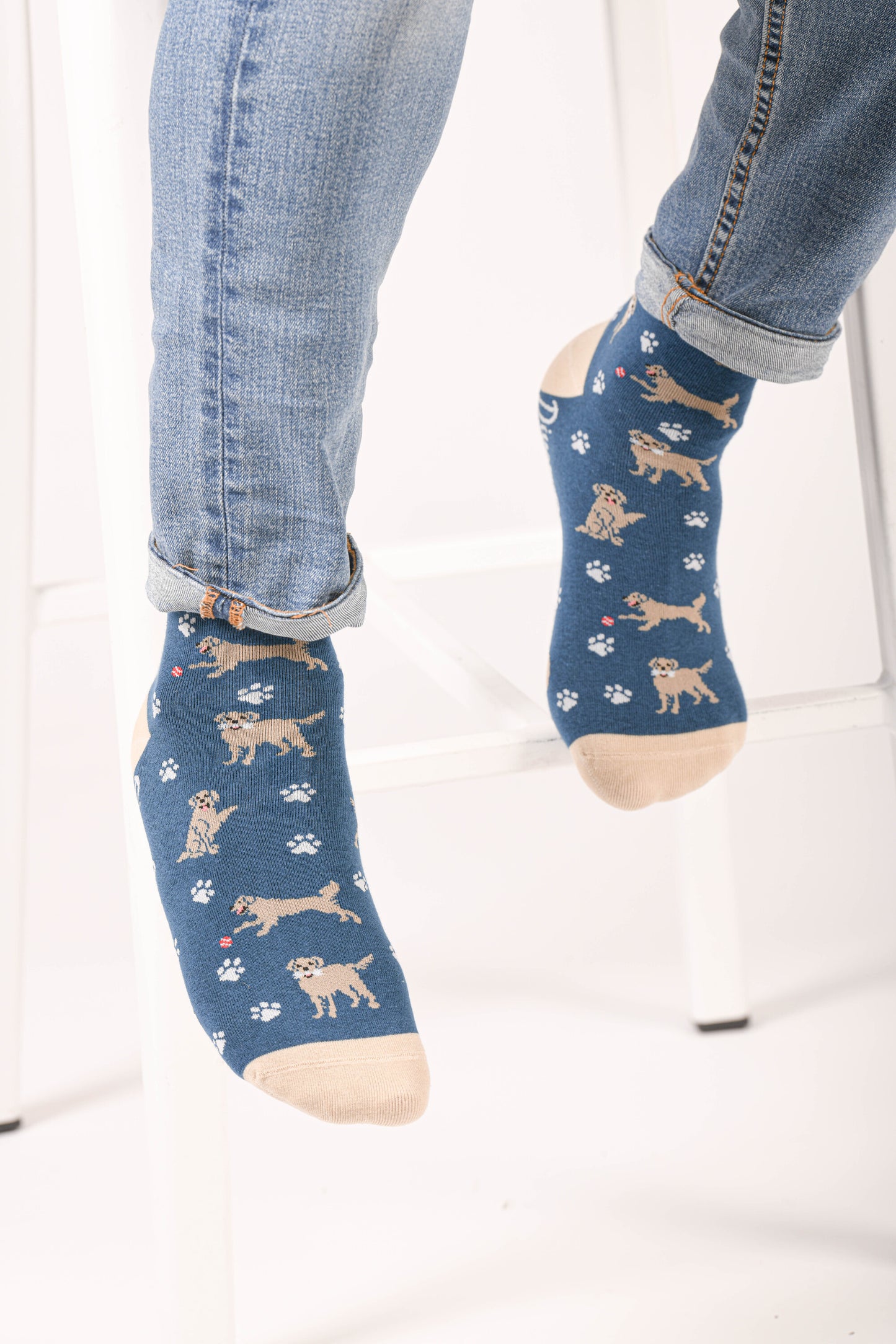 Calcetines Perro Huella Unisex