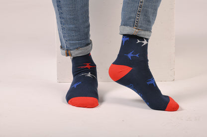 Calcetines Divertidos Aviones Air Force