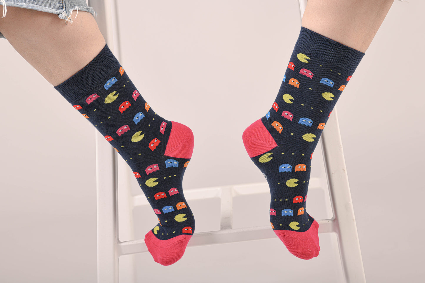 Calcetines Divertidos Come Cocos - PACMAN Mujer