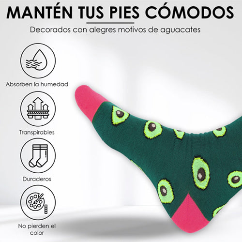 Calcetines aguacate mujer