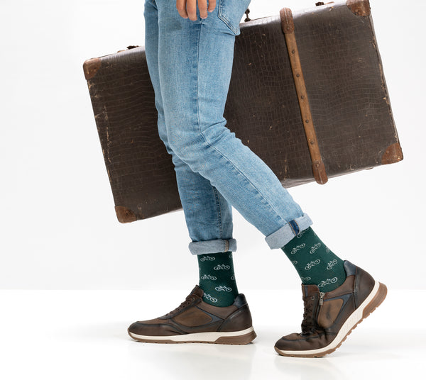 Calcetines Divertidos con Bicicletas