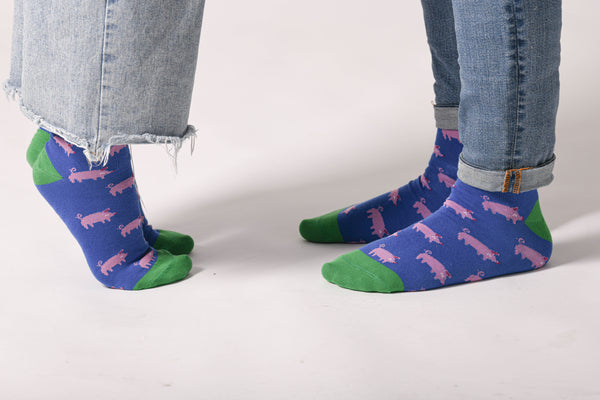 Calcetines  Divertidos de Cerdos Unisex