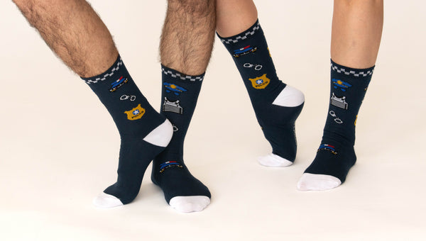 Calcetines Divertidos Policía Unisex