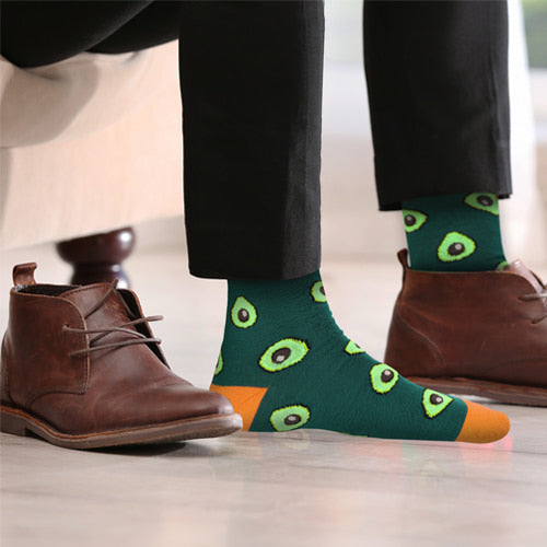 Calcetines Divertidos Aguacate Hombre