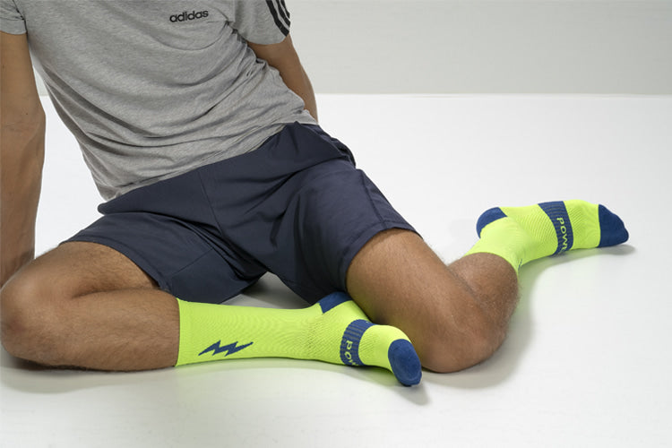 Calcetines de Running Amarillos Hombre