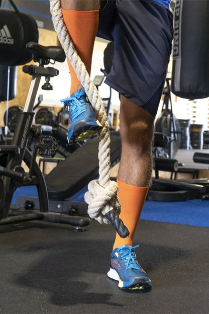 Calcetines de Running Naranjas Hombre