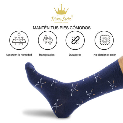 Calcetines Divertidos Dibujos Golf