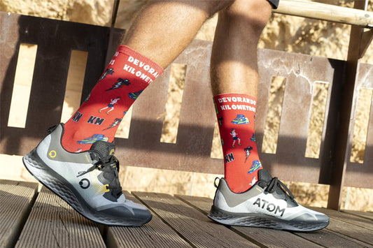 Calcetines de deporte con dibujos de guindillas – Diversocks