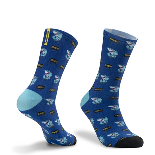 Calcetines running tiburones
