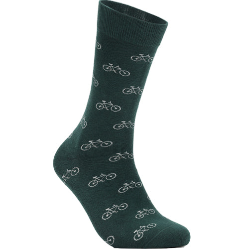 Pack de Calcetines Bicicletas Verdes + Vino + Moto + Tenis