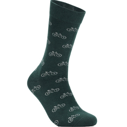 Pack de Calcetines Bicicletas Verdes + Vino + Moto + Tenis