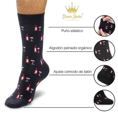 Calcetines Vino