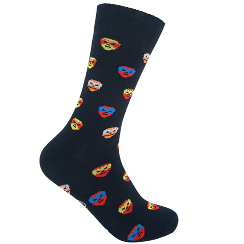 Calcetines Divertidos de Máscaras de Lucha Libre