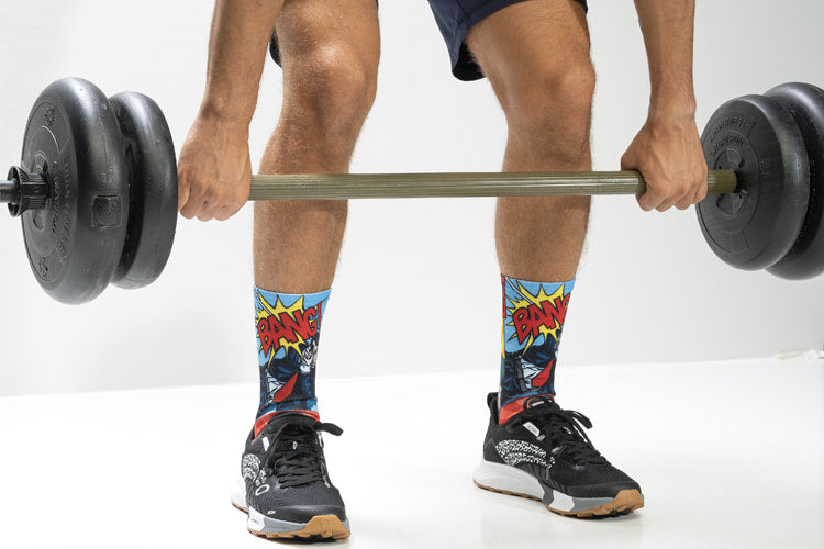 Calcetines de crossfit comic