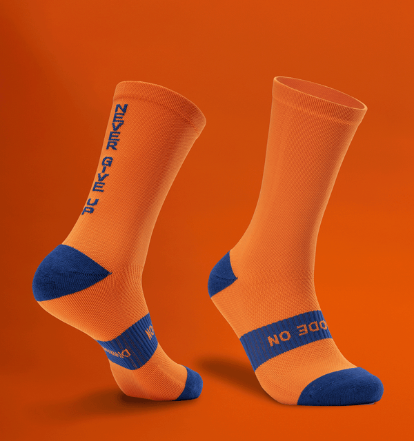 Calcetines de Running Naranjas Hombre