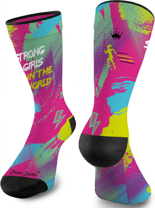 Calcetines Deportivos Strong Girl