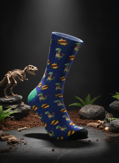 Calcetines Técnico Deportivos Dinosaurios Hombre
