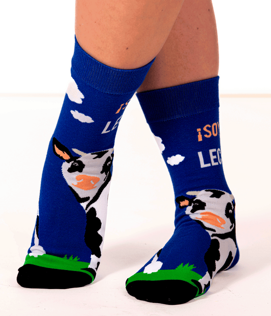 Calcetines "Vaca Soy la leche"