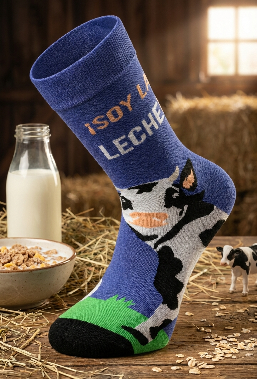 Calcetines "Vaca Soy la leche"
