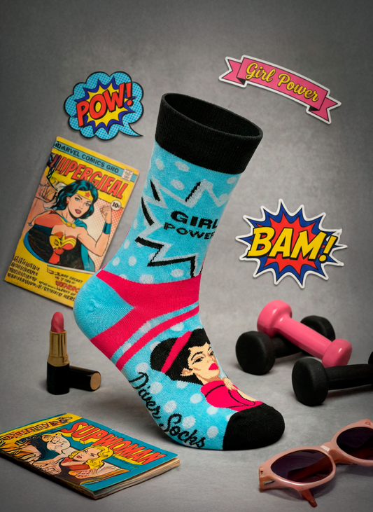 Calcetines PIN UP Super Girl