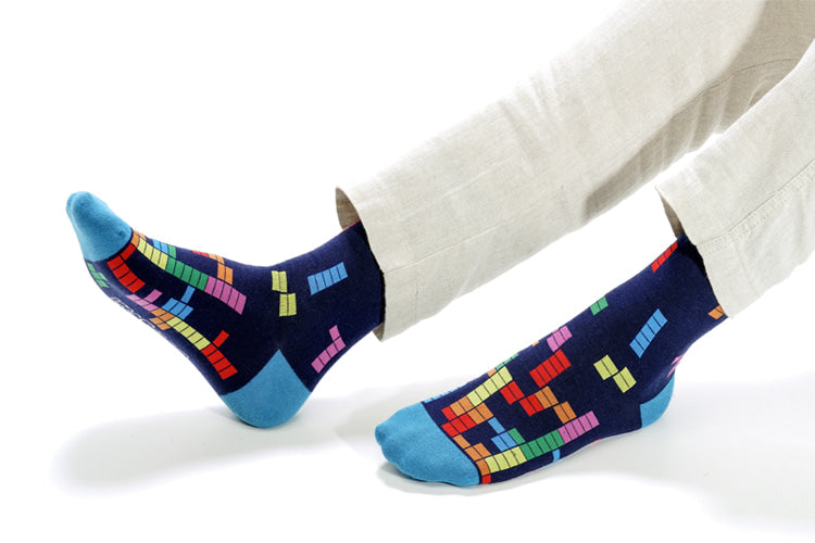 calcetines retro tetris