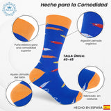 Calcetines con peces de colores