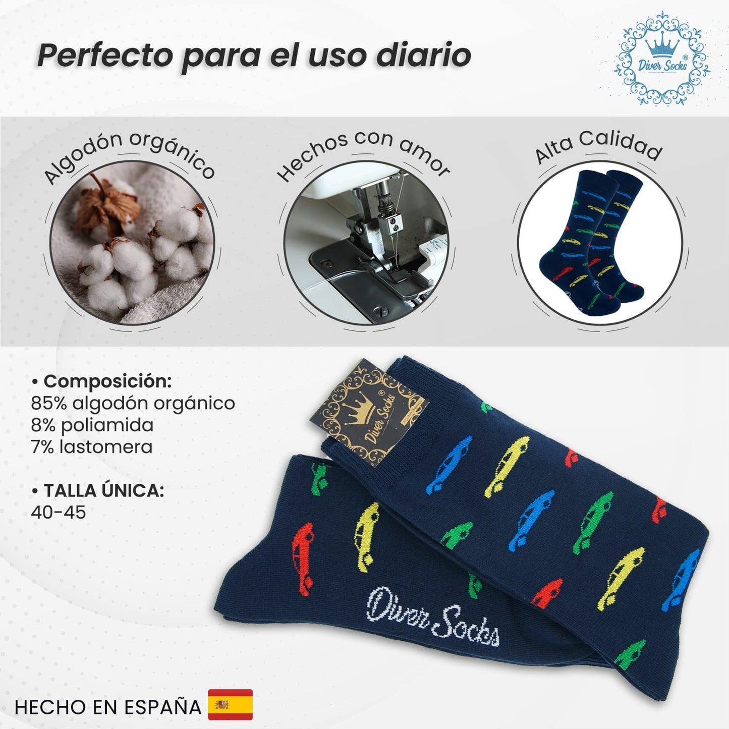 calcetines de coches