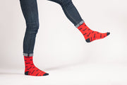 Calcetines con perros azul